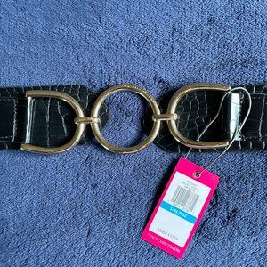 Vince Camuto Black Statement Belt - NWT